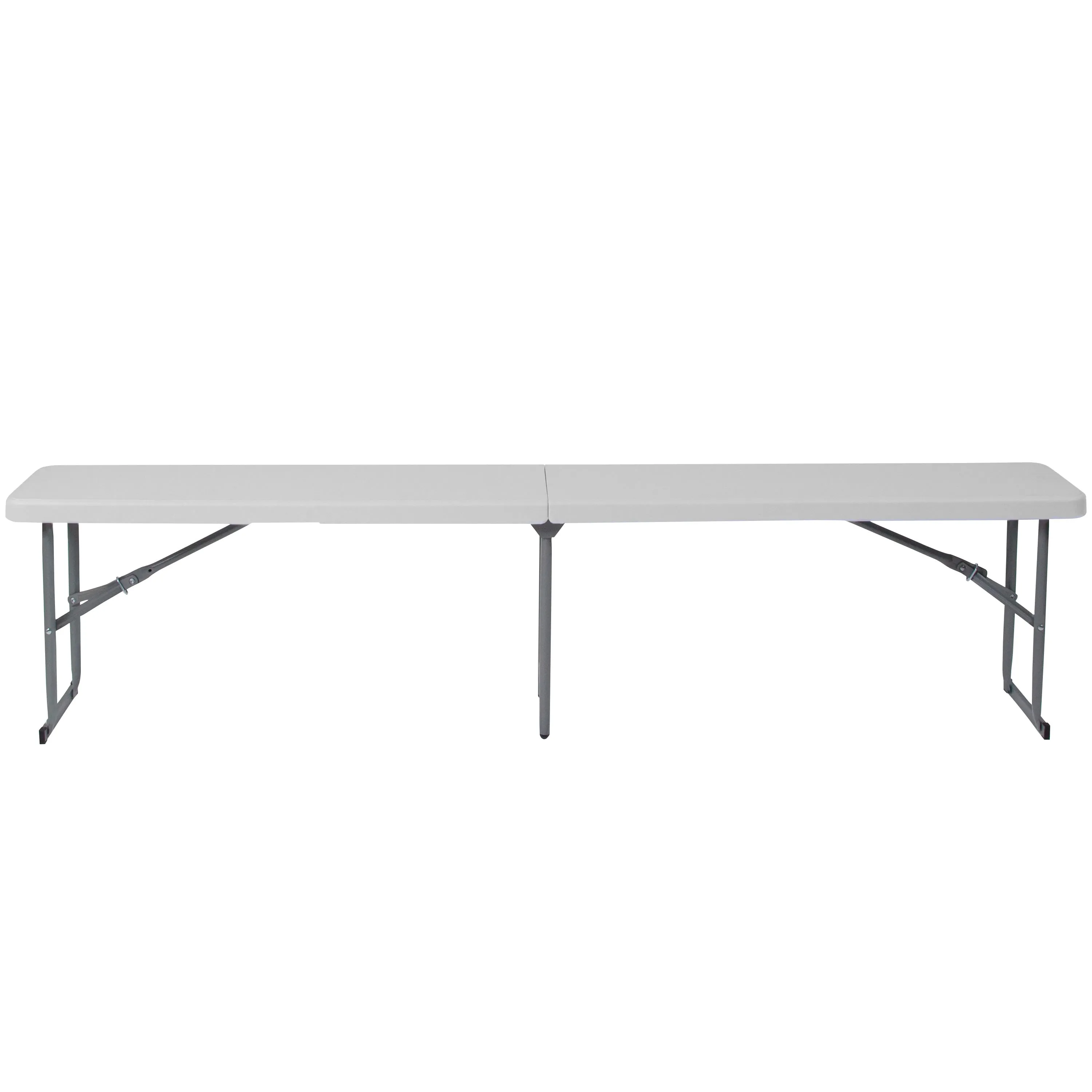 10.25''W x 71''L Bi-Fold Plastic Bench with Carrying Handle