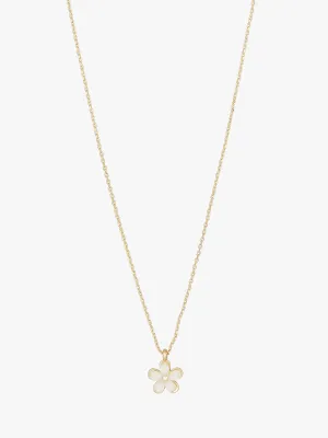 18k Gold Dipped Flower Necklace