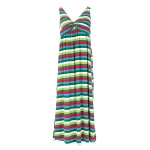 2020 MULTI STRIPE WOMEN'S SIMPLE TWIST NIGHTGOWN