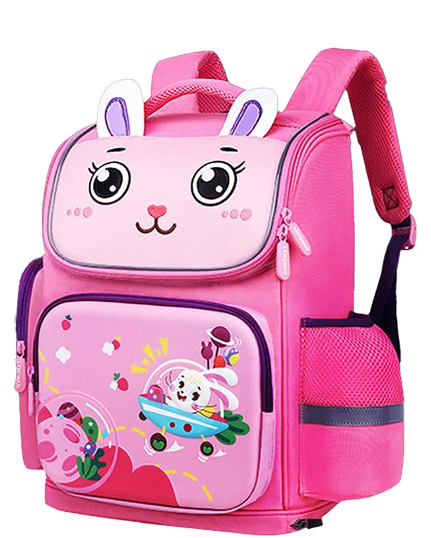 3D Ears Rabbit Space School Kid's Backpack