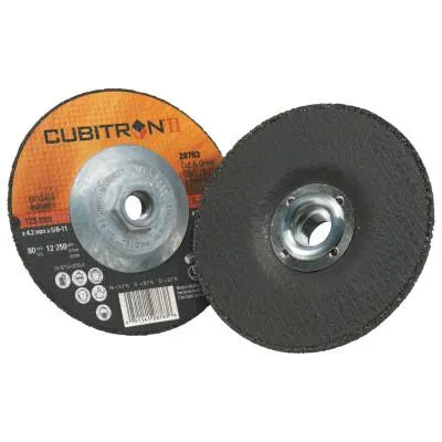 3M™ Cubitron™ II Cut and Grind Wheel, 6 in, 1/8 in Thick, 5/8-11-in Arbor, 36 , 10,200 rpm, 051141-28764