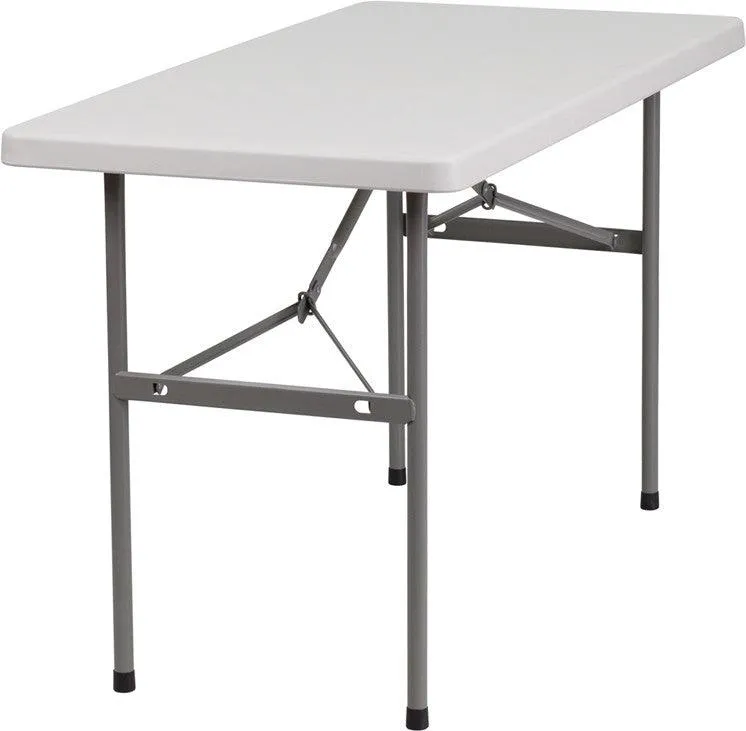 4' Plastic Folding Table 24" x 48" x 29"