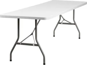 8' Plastic Folding Table 30" x 96" x 29"