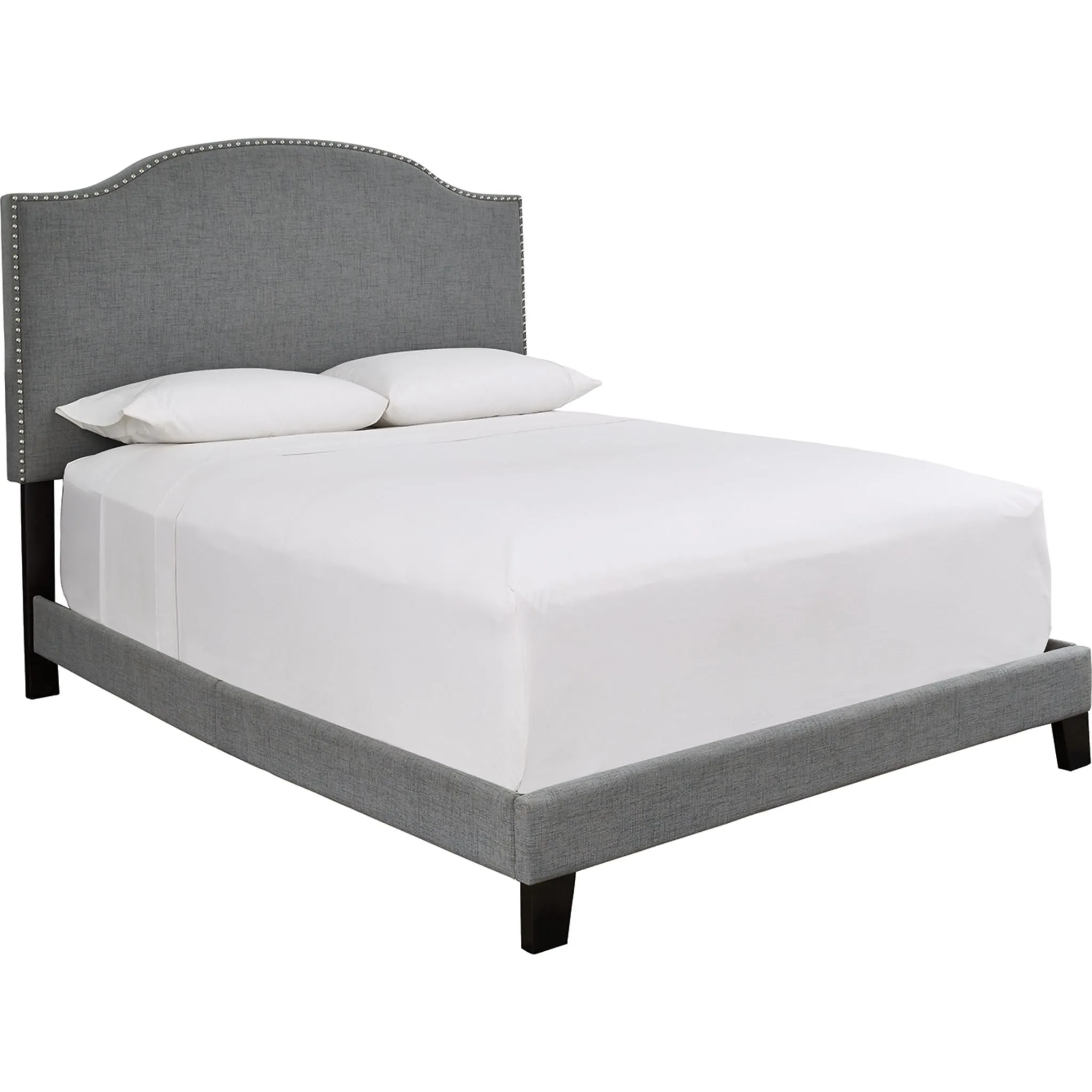 Adelloni King Upholstered Bed - Gray