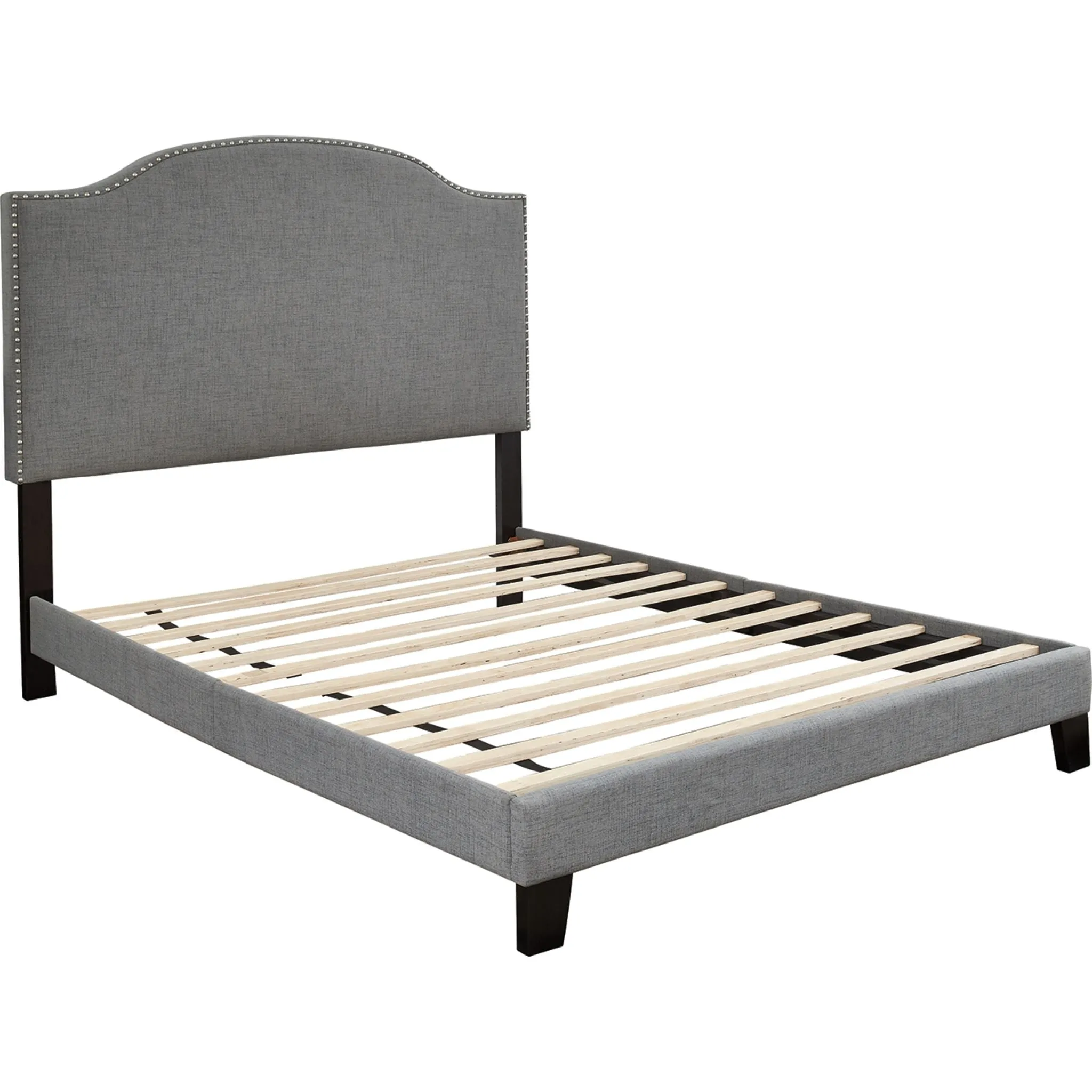 Adelloni King Upholstered Bed - Gray