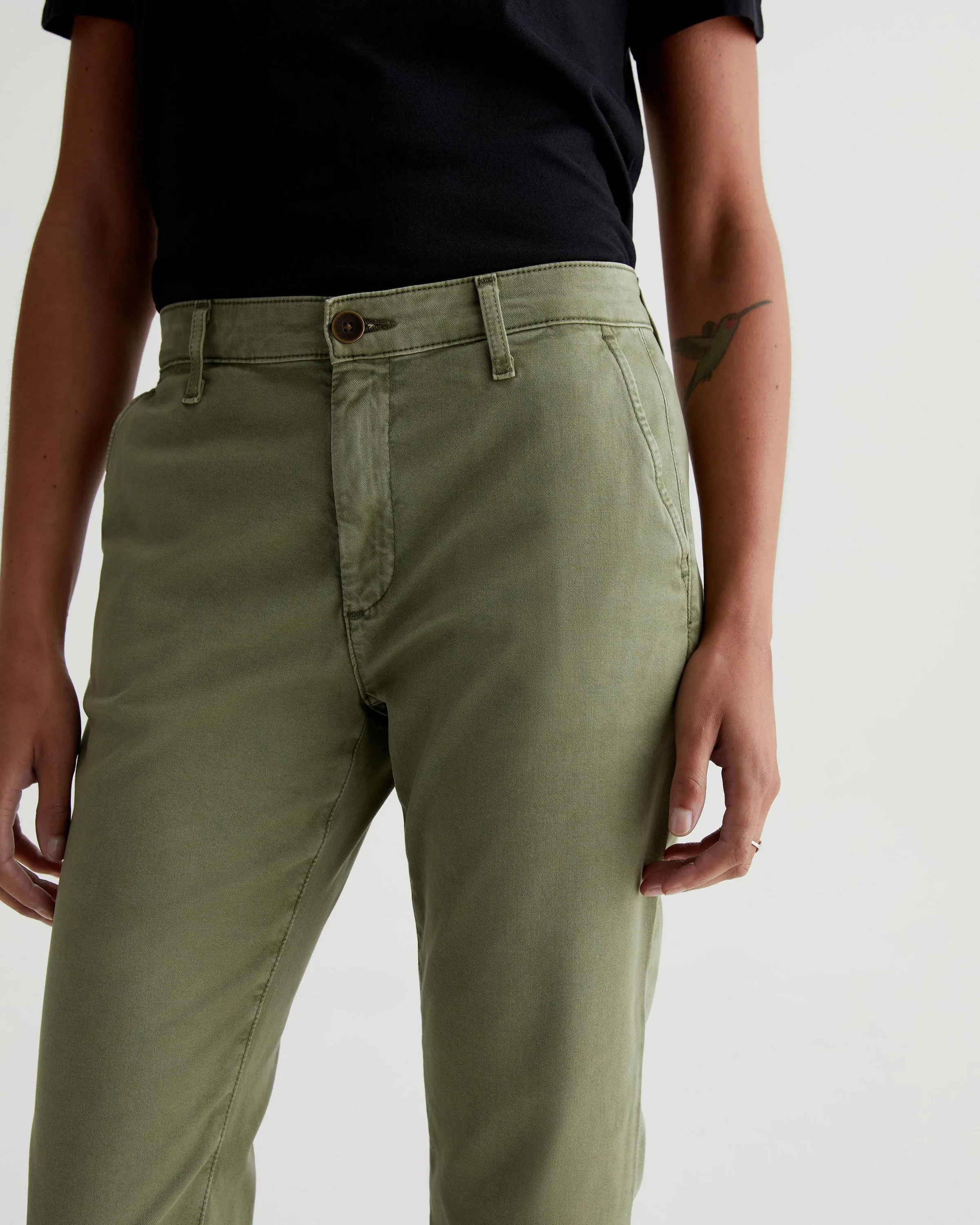 AG Jeans Caden Trouser in Sulfur Succulent Garden