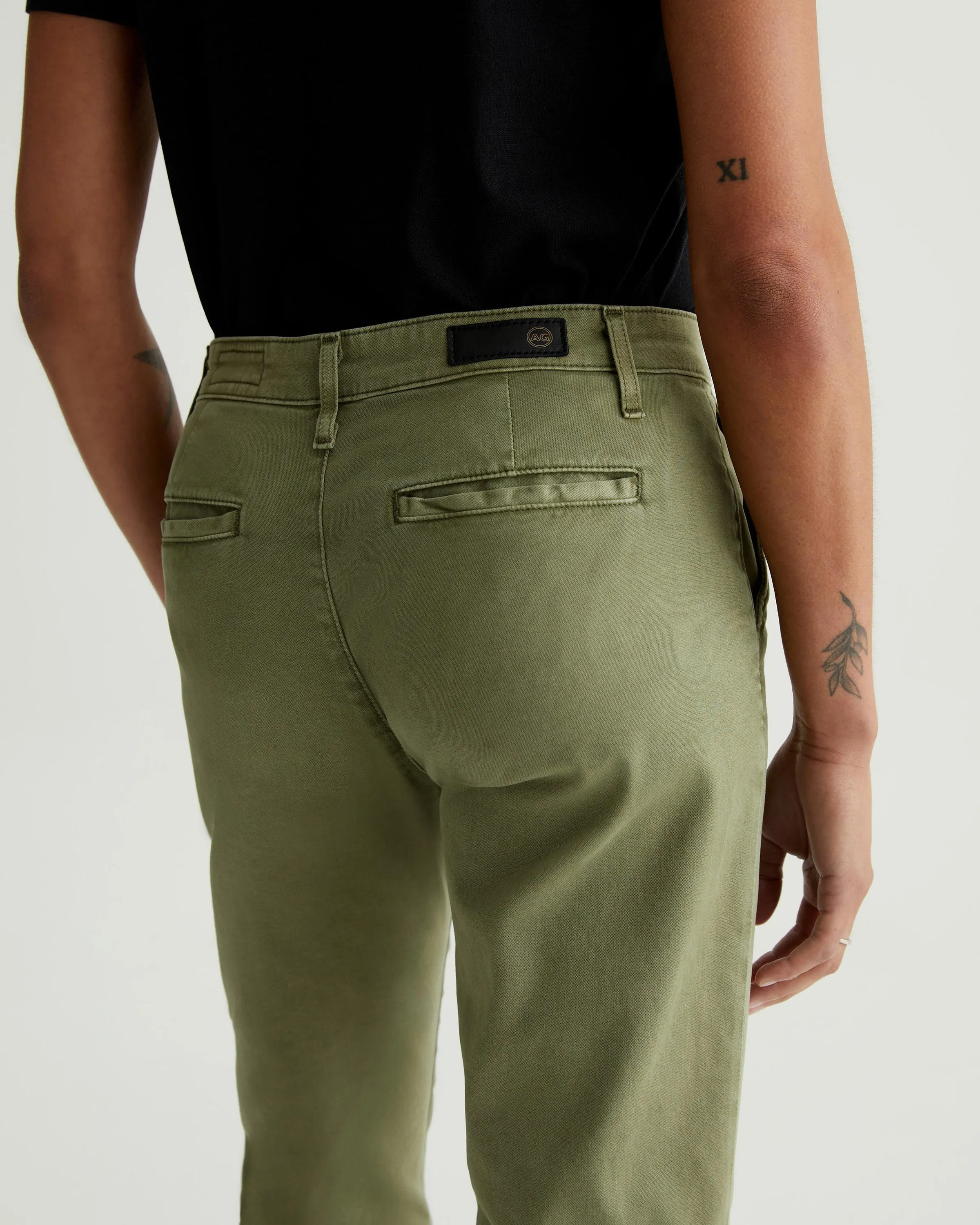 AG Jeans Caden Trouser in Sulfur Succulent Garden