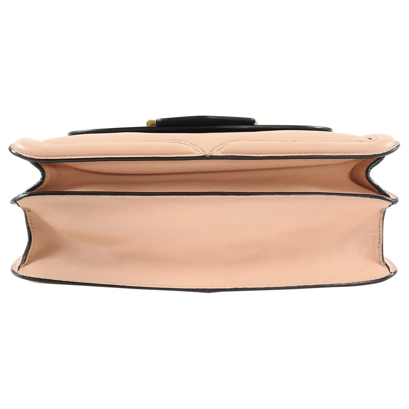 Alexander McQueen Nude and Black Heroine Shoulder Bag