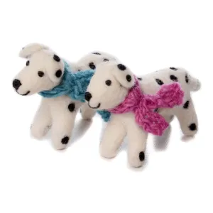 Amica Felt Dalmatian Toy 7.5cm