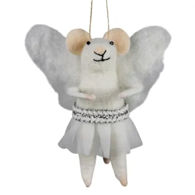 Angel Mouse Ornament