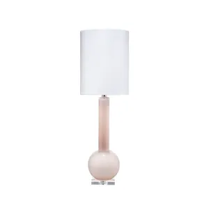 Annalise Table Lamp, Pink