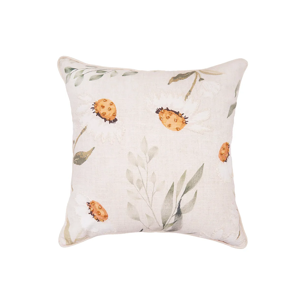 April Showers Daisy Pillow