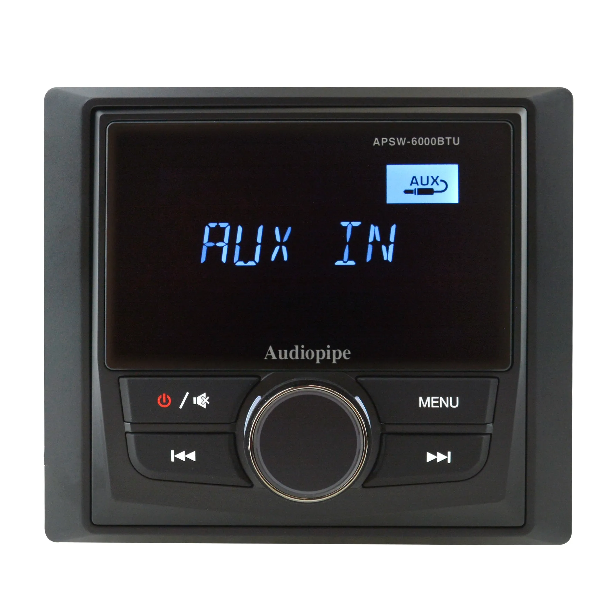 APSW-6000BTU - 3” Multimedia Marine Head Unit with High Definition Positive LCD Display