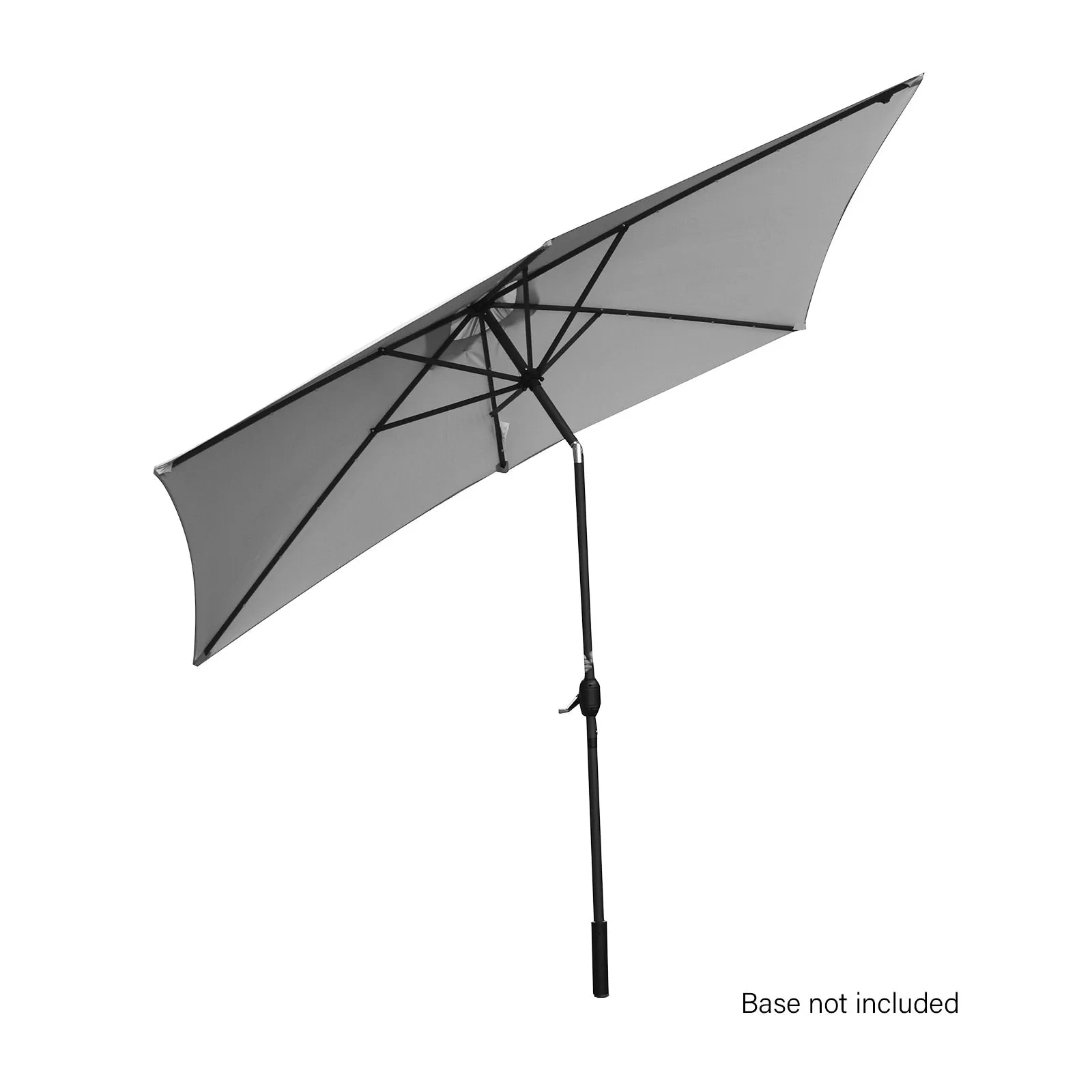 Arcadia Furniture Umbrella 3 Metre Umbrella with Solar LED Lights Garden Yard