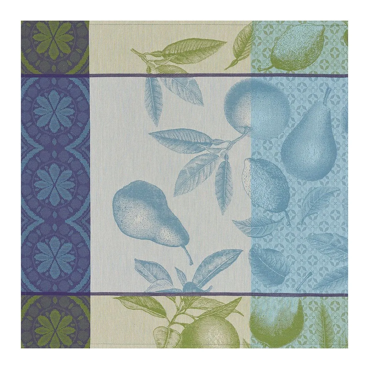 Arrière Pays Blue Napkin by Le Jacquard Français