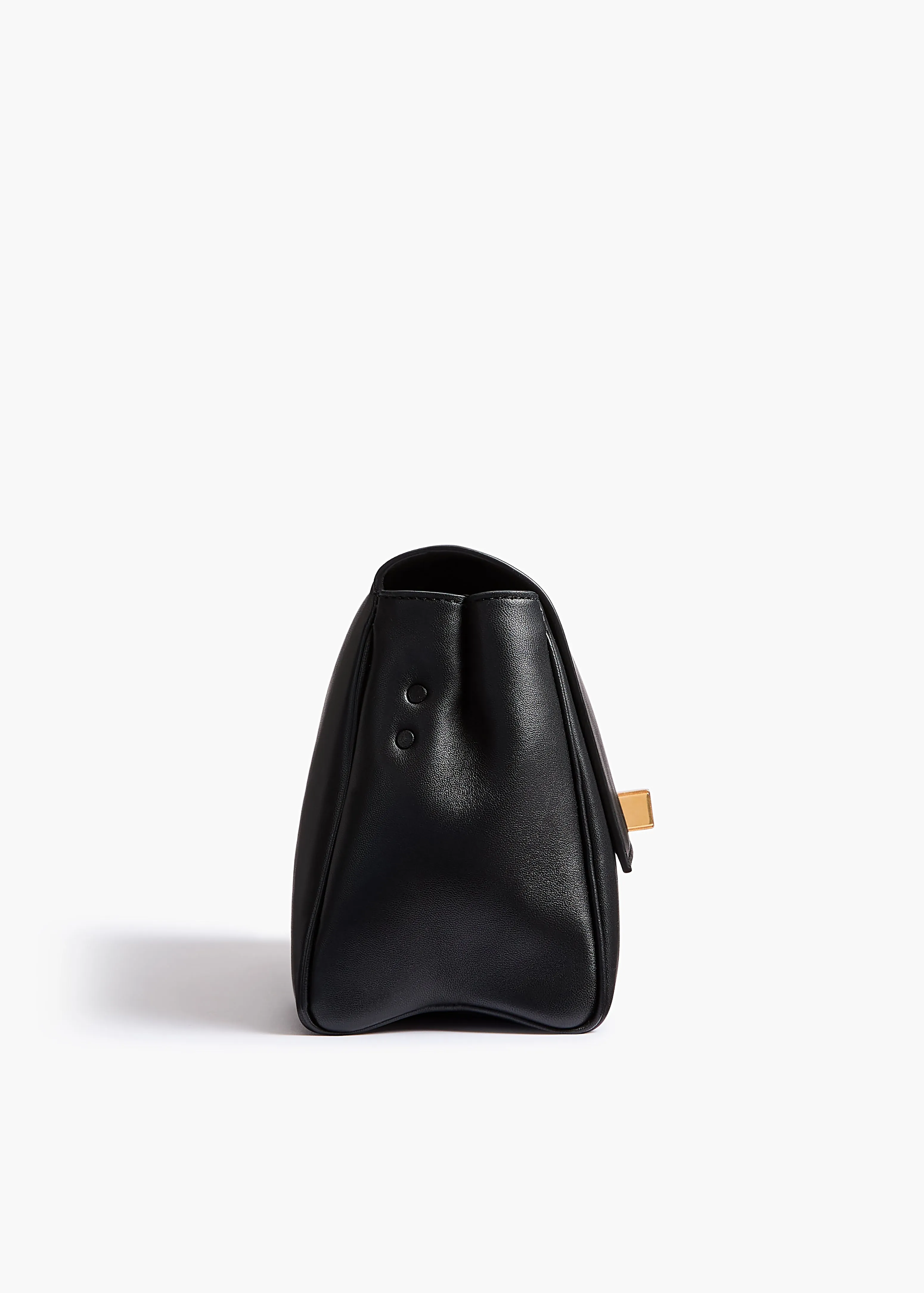 Audrey Crossbody Bag in Black Nappa Leather