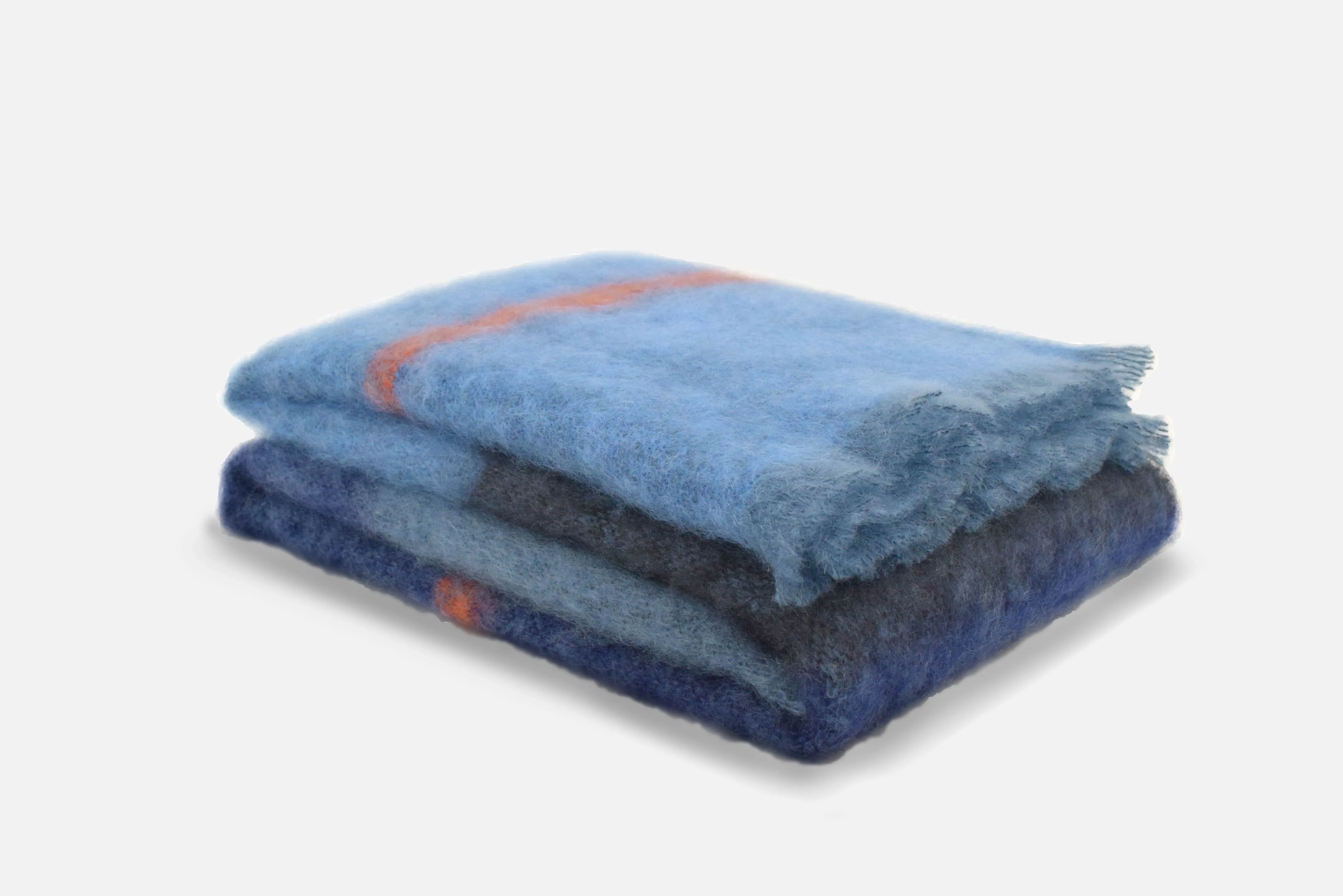 Azure Boher Mohair XThrow Blanket