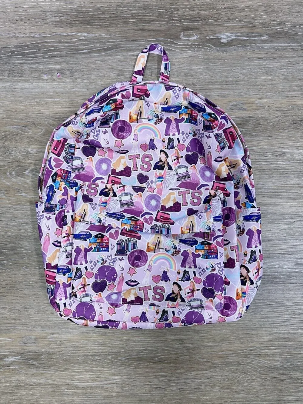 Bejeweled Purple Full Size Kids' School Backpack