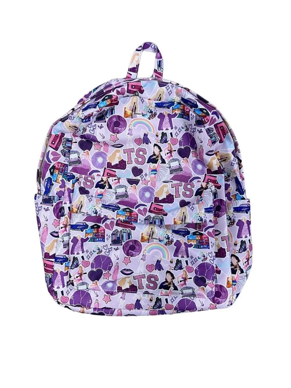 Bejeweled Purple Full Size Kids' School Backpack