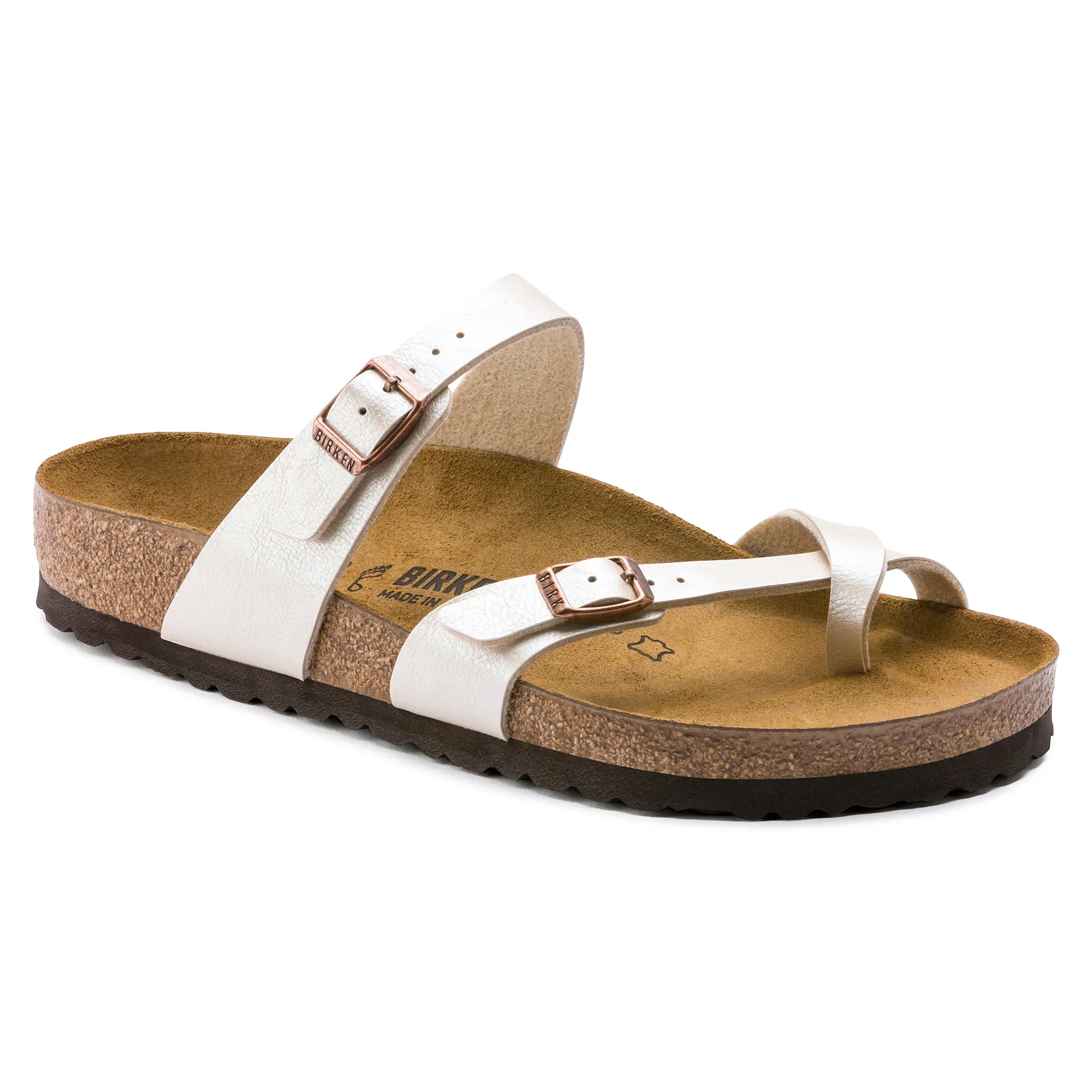 Birkenstock Mayari graceful pearl white Birko-Flor