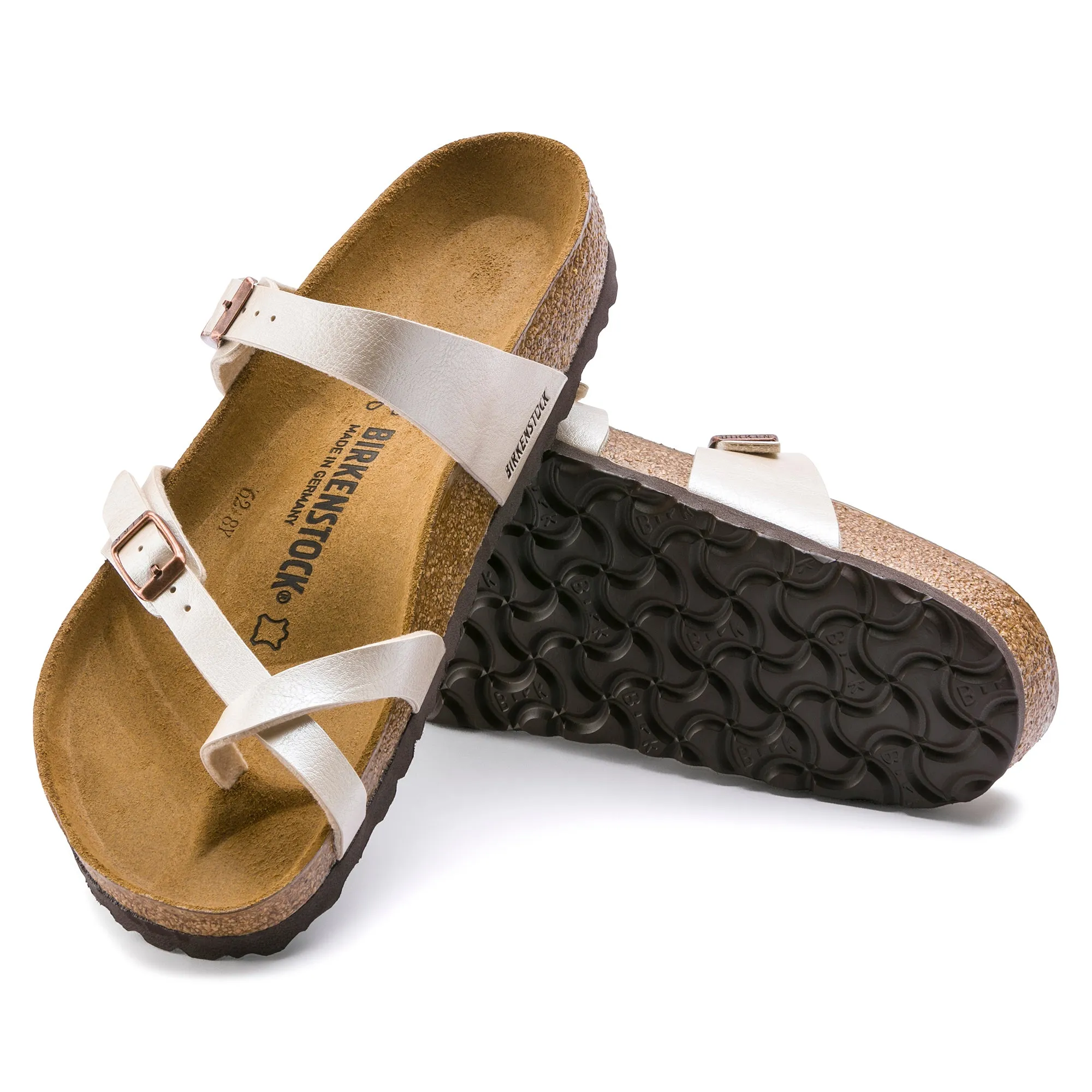 Birkenstock Mayari graceful pearl white Birko-Flor