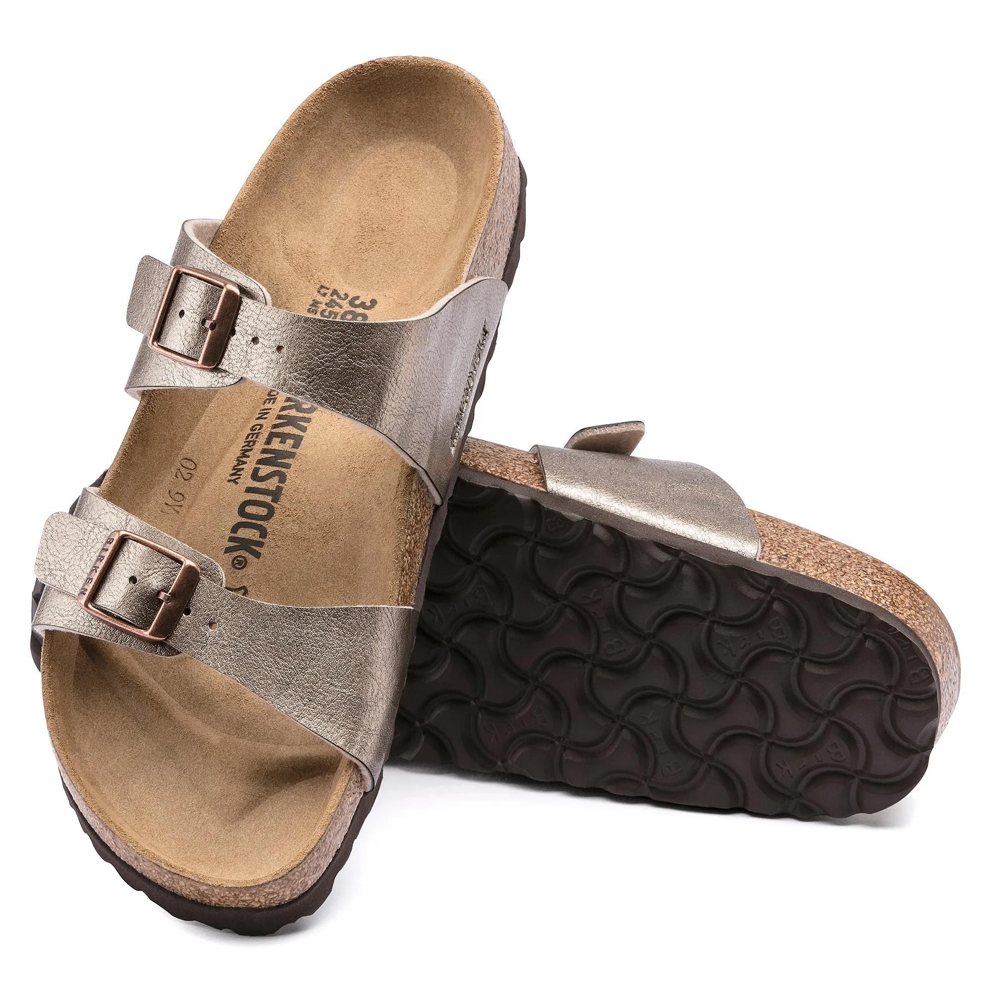 Birkenstock Sydney graceful taupe Birko-Flor