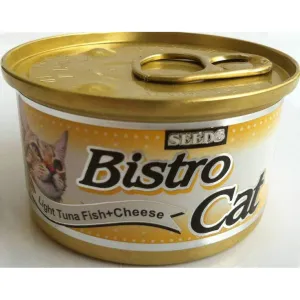 Bistro Cat Light Tuna Fish & Cheese 80g