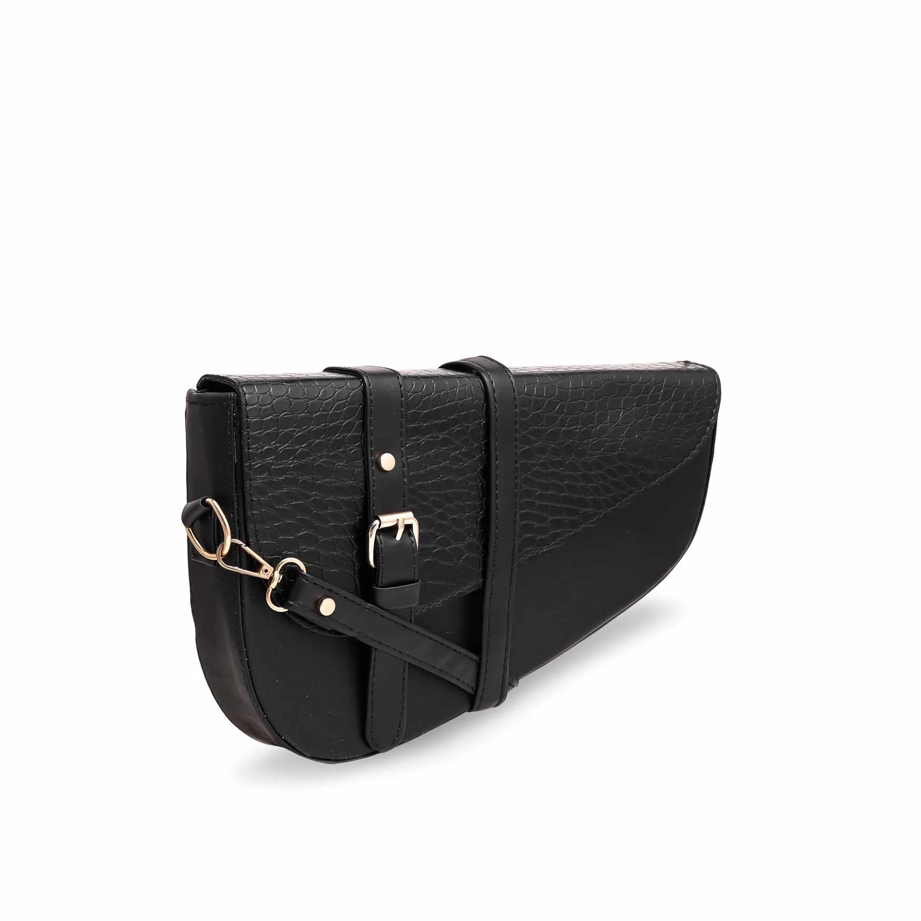 Black Formal Shoulder Bag P56095