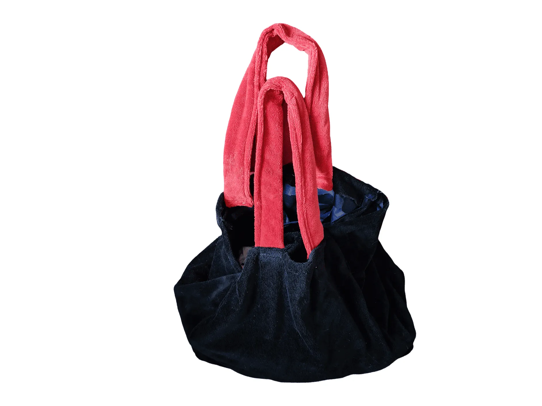 BLACK - Luxury Bamboo Soft Towelling by Truly Sumptuous - For Bags, Beach Towel, Nappies & Bags - 150 cms - 305 gsm