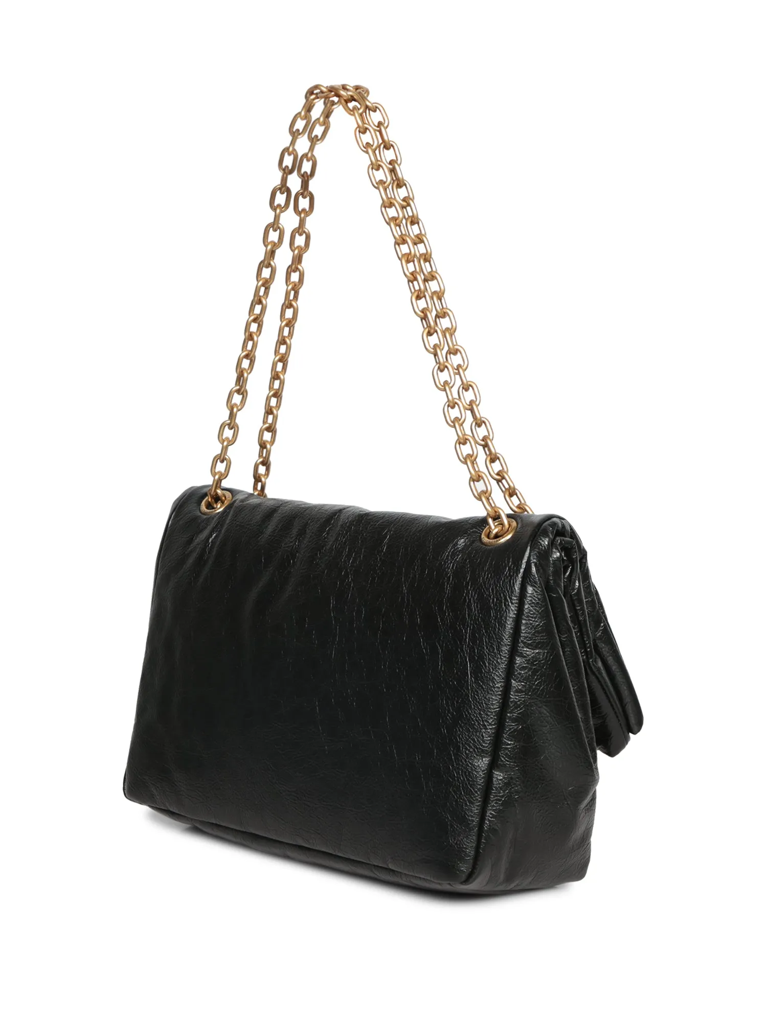 Black Monaco Chain M Bag