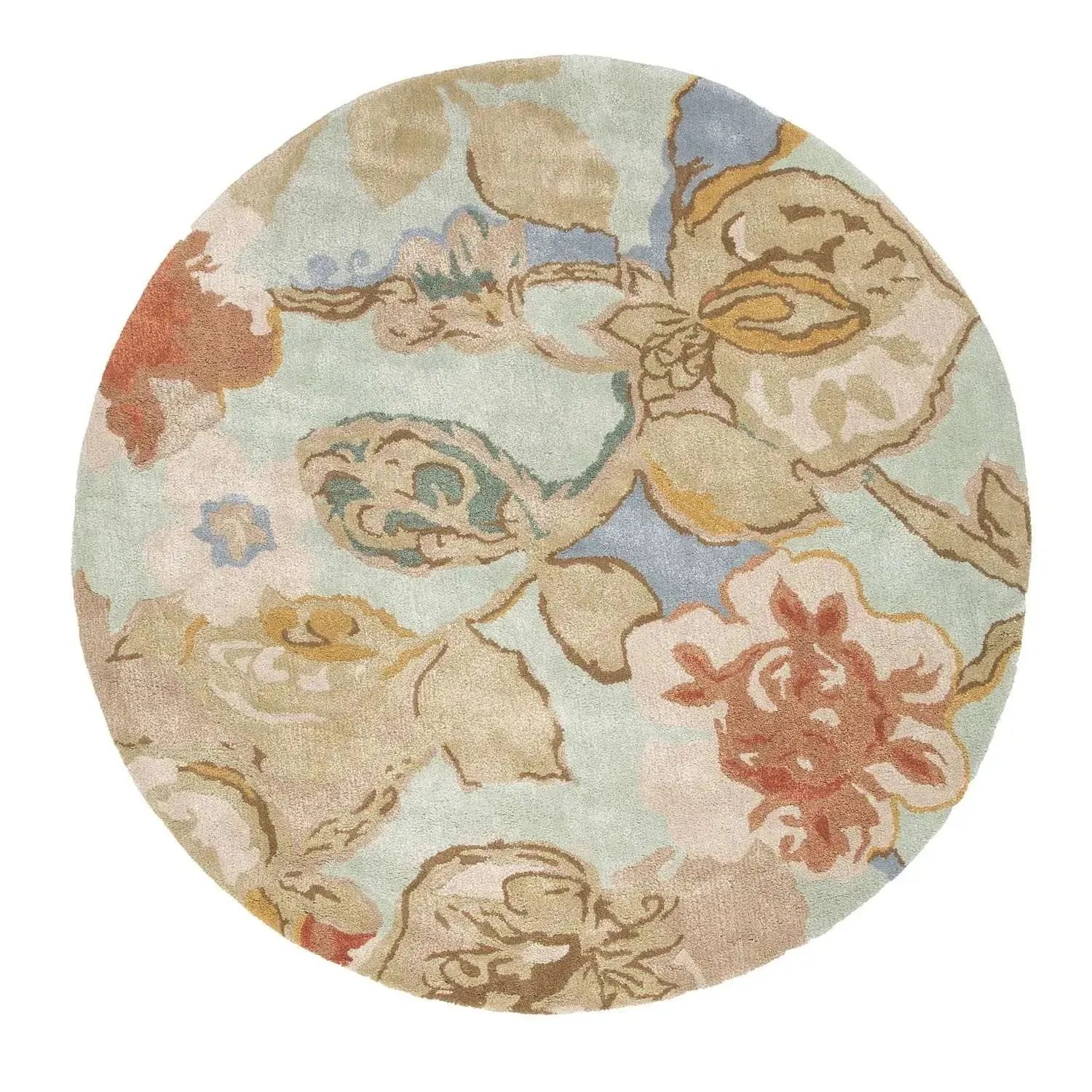 Blue BL71 Pale Green/tan Rug