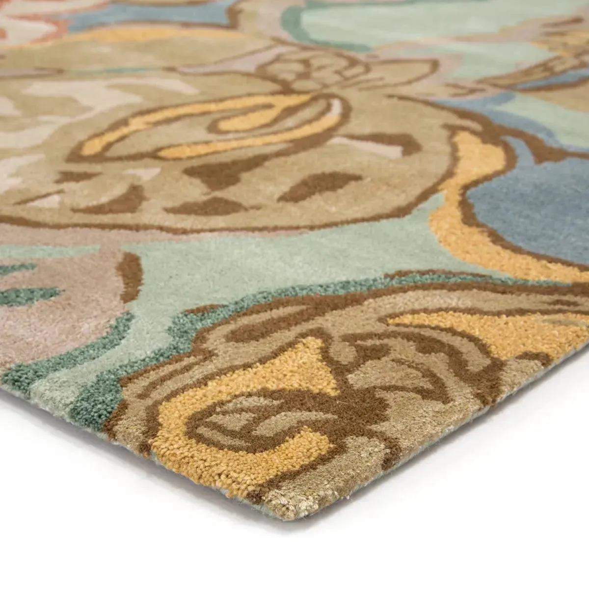 Blue BL71 Pale Green/tan Rug