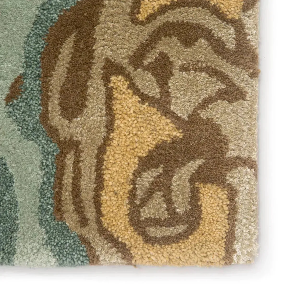 Blue BL71 Pale Green/tan Rug