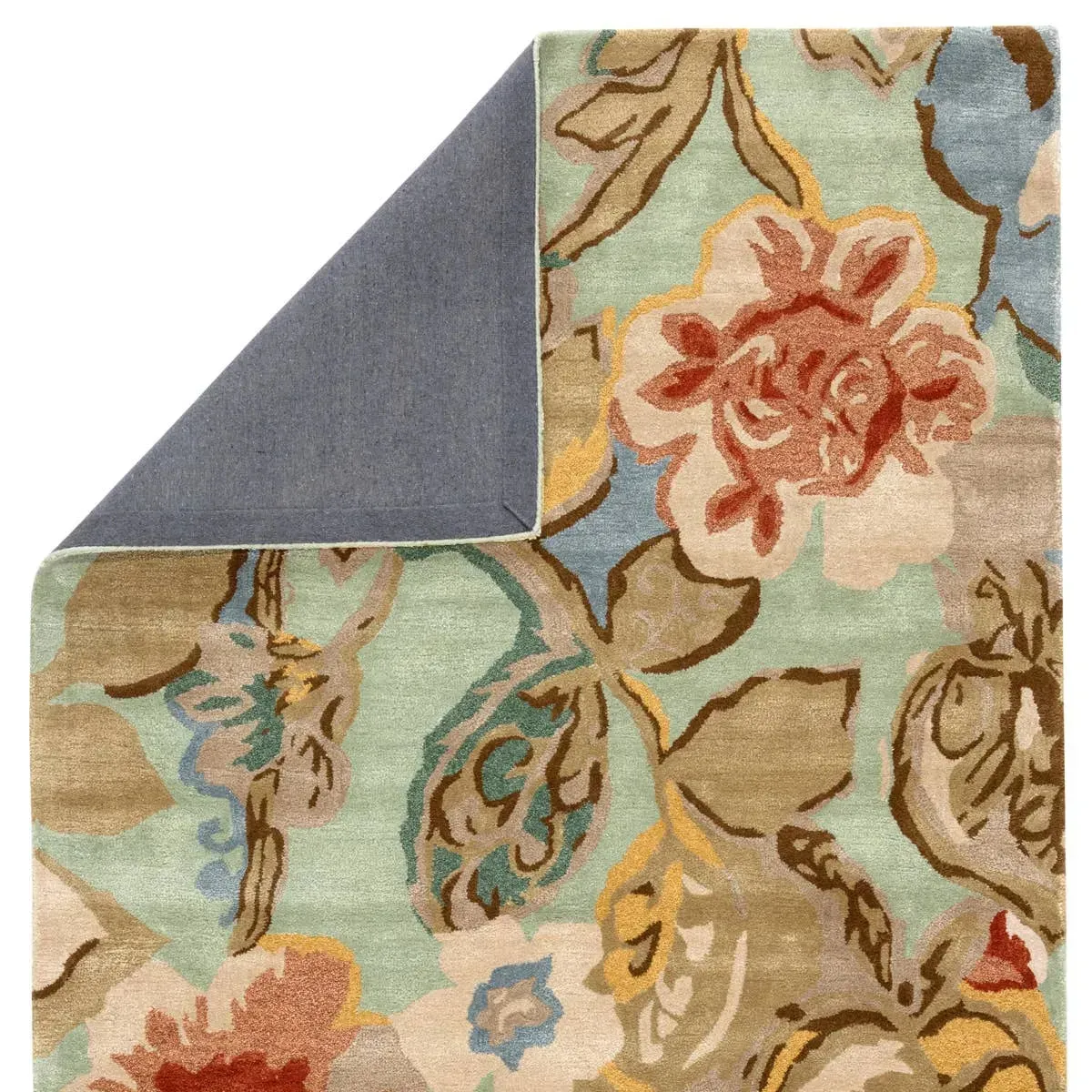 Blue BL71 Pale Green/tan Rug