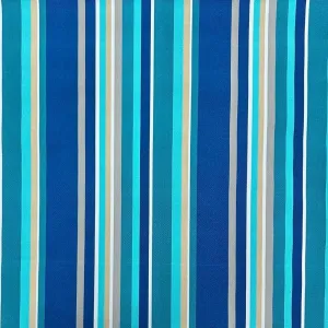 Blue/Teal Stripes Water Resistant Fabric