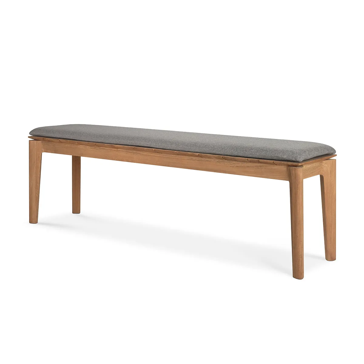 Bok Outdoor Fabric 3 Seater Bench (Teak, Mocha)