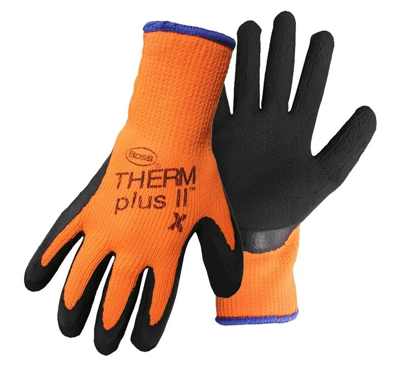 Boss 7843M Gloves, M, Knit Wrist Cuff, Orange :PR: QUANTITY: 1