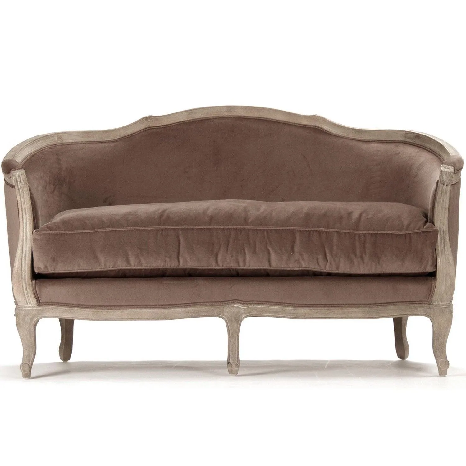 Brown Velvet Maison Settee