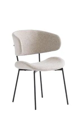 Cairo Fabric Dining Chair - Linen