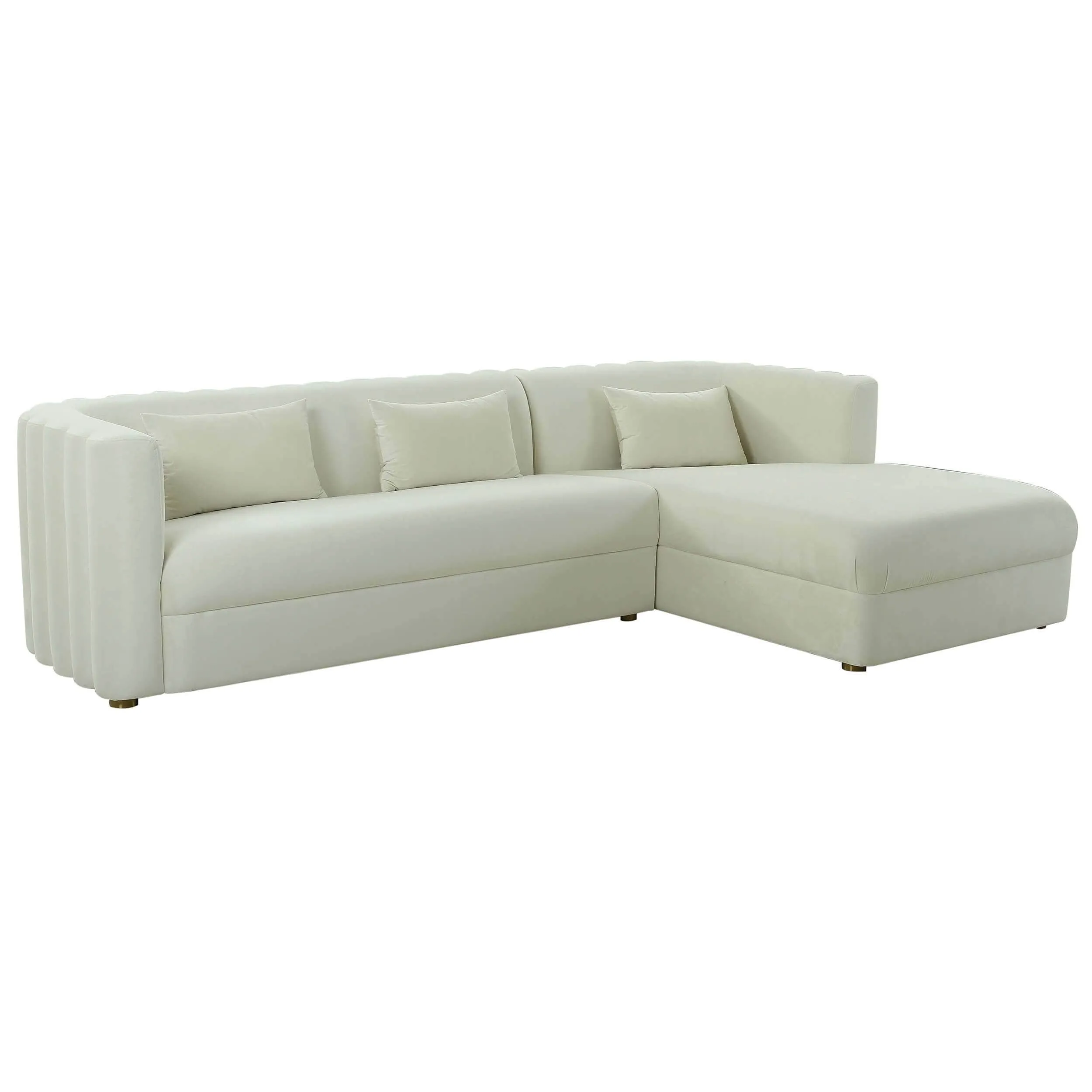 Callie Sectional RAF, Cream