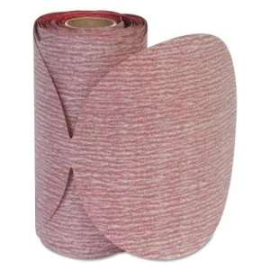 Carborundum Premier Red Aluminum Oxide Dri-Lube Paper Discs, 6 in Dia., P180 Grit, 05539518169