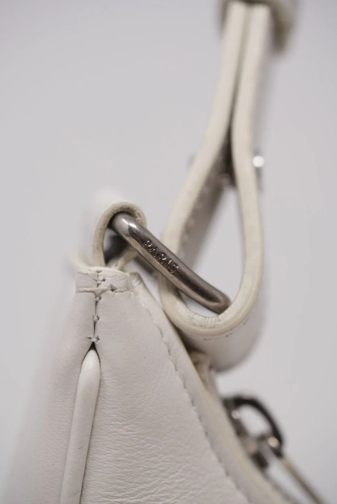 Celine Ava Bag in Calfskin White