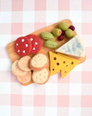 Charcuterie Cheese Platter Felt Play Food Set