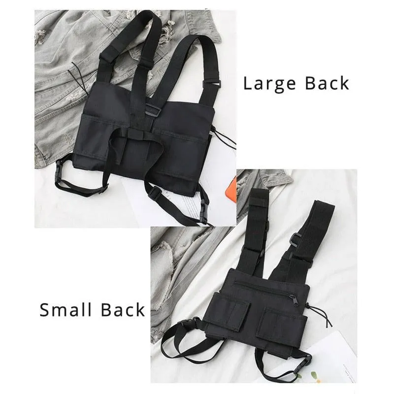 Chest Bag Fashion Hip Hop Vest Streetwear Bag Waist