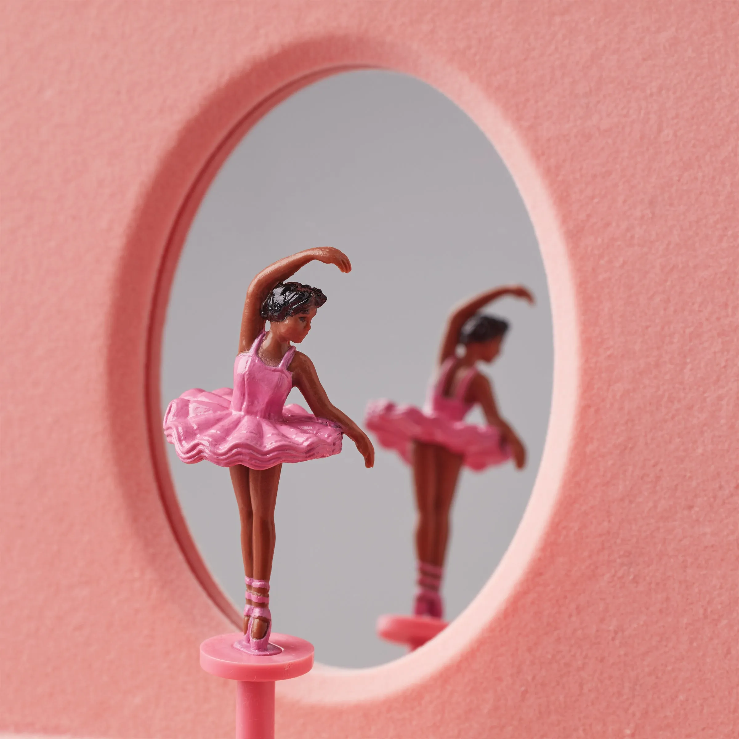 Childhood Memories Black Ballerina Jewelry Box