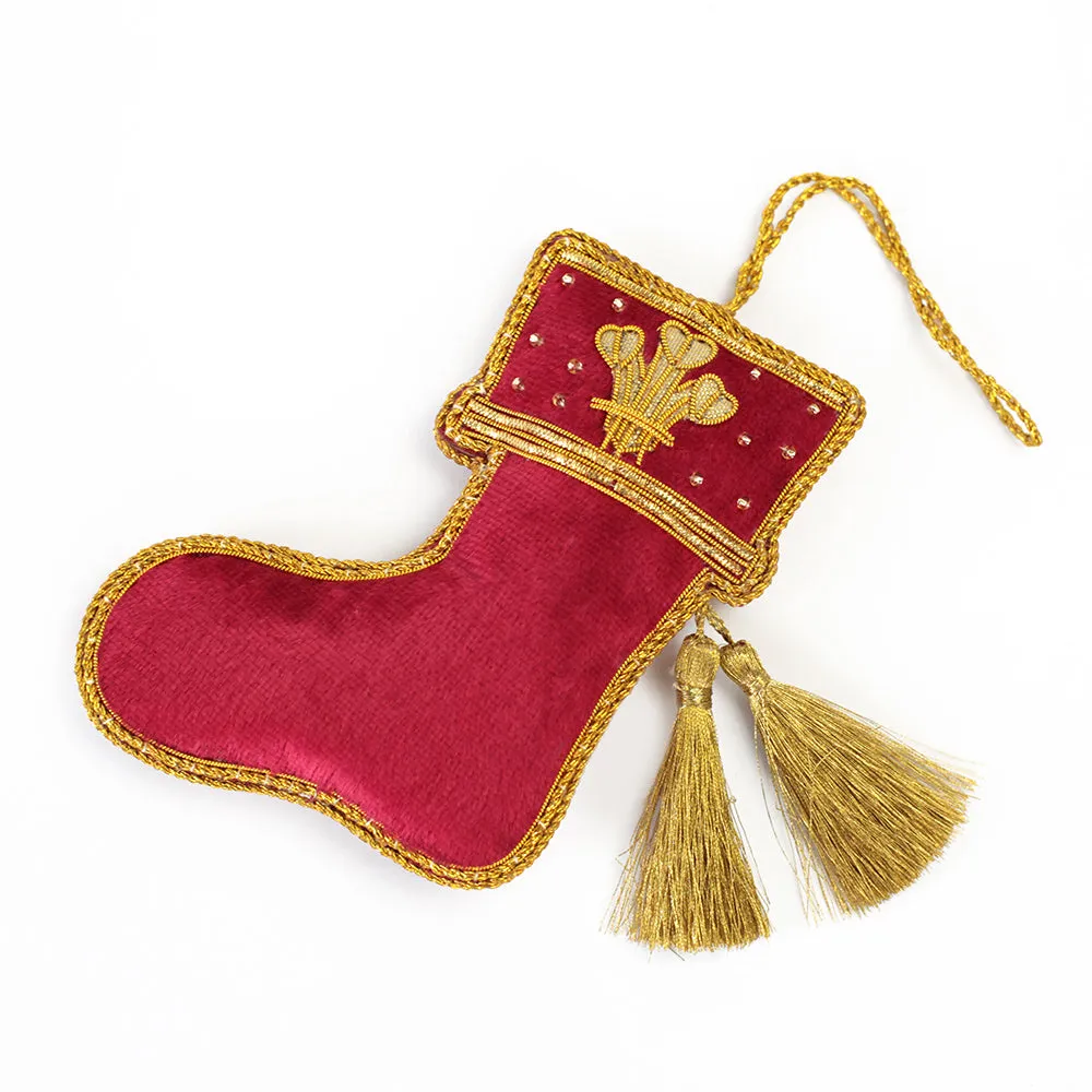 Christmas Tree Decoration - Red Stocking