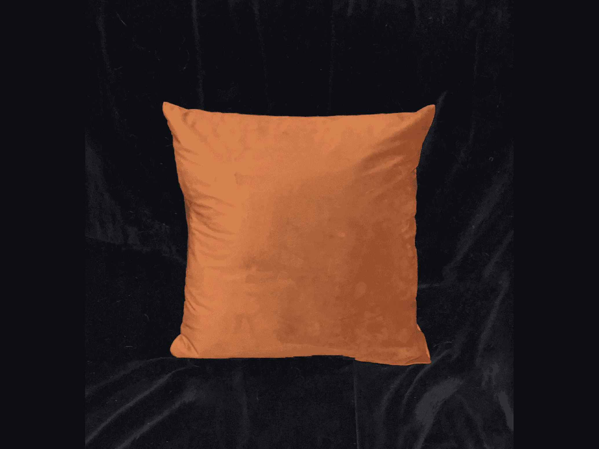 CINNAMON SPICE / RUST - Orange  Upholstery / Furnishing  velvet - 140  cms - 330 gsm - by Truly Sumptuous