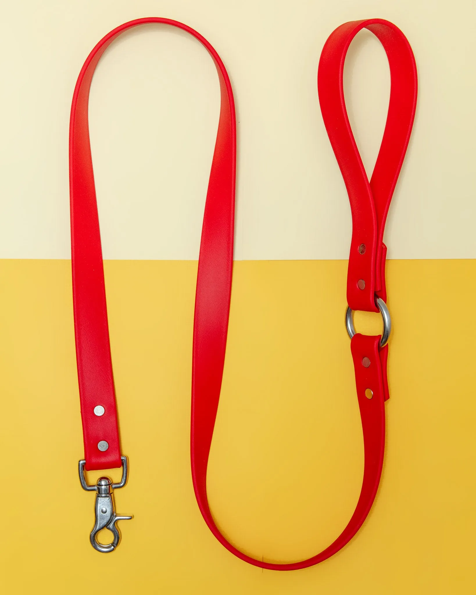 City Leash in Real Red (Made in the USA)