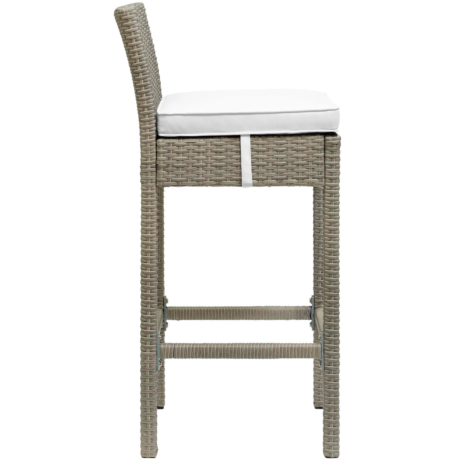 Conduit Outdoor Patio Wicker Rattan Bar Stool by Modway