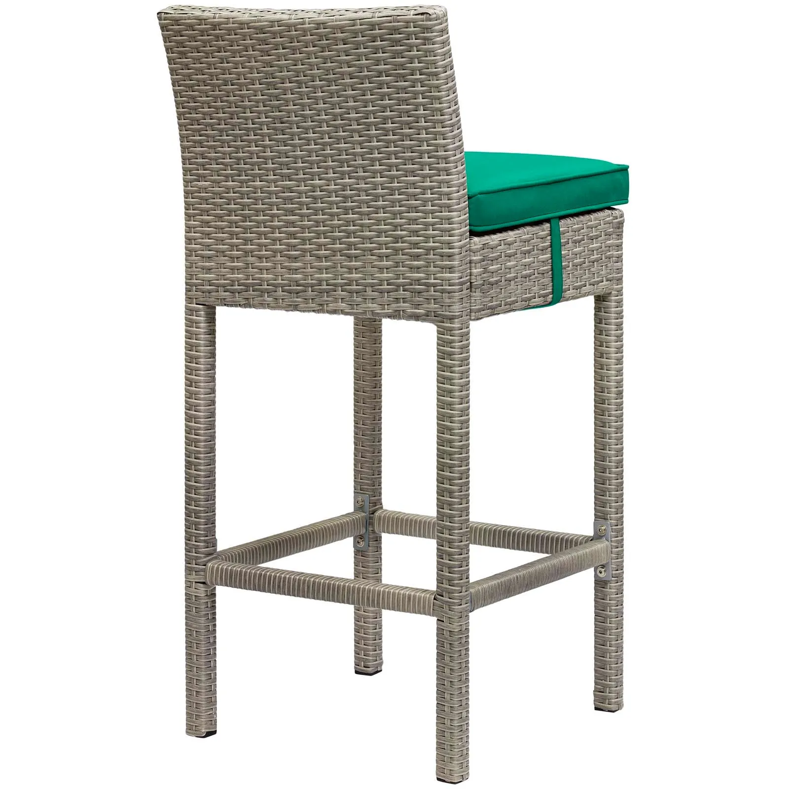 Conduit Outdoor Patio Wicker Rattan Bar Stool by Modway